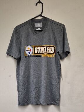 Pittsburgh Steelers Gray Graphic Tee - NFL Size S